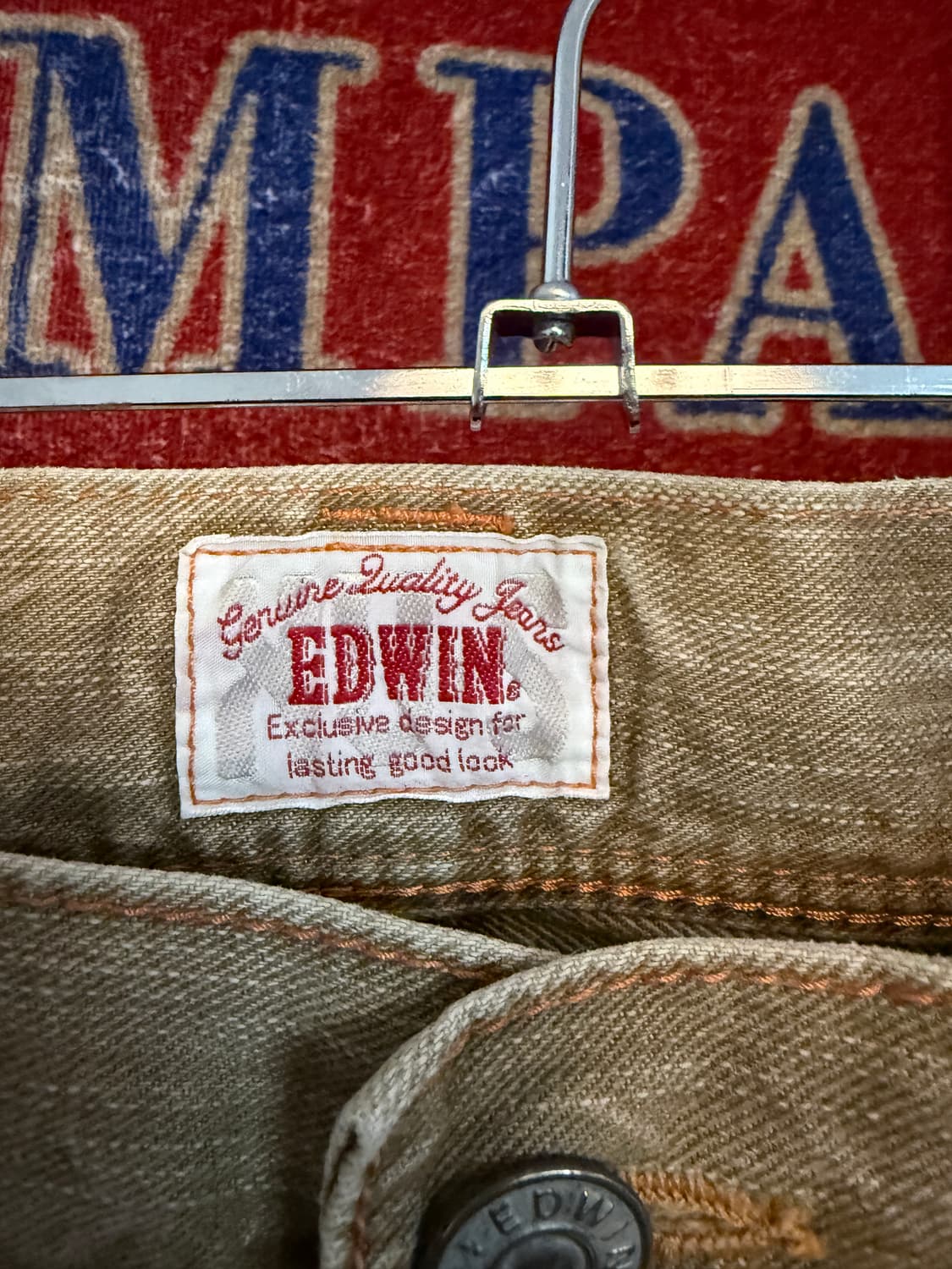 EDWIN 411XVS 신치백 데님 팬츠 36 상품이미지2