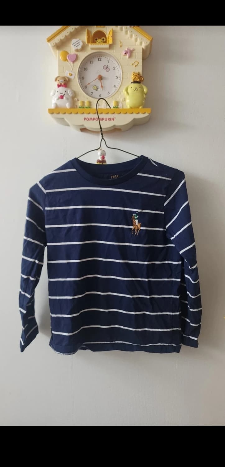폴로 랄프로렌 네이비 스트라이프 160 상품이미지1