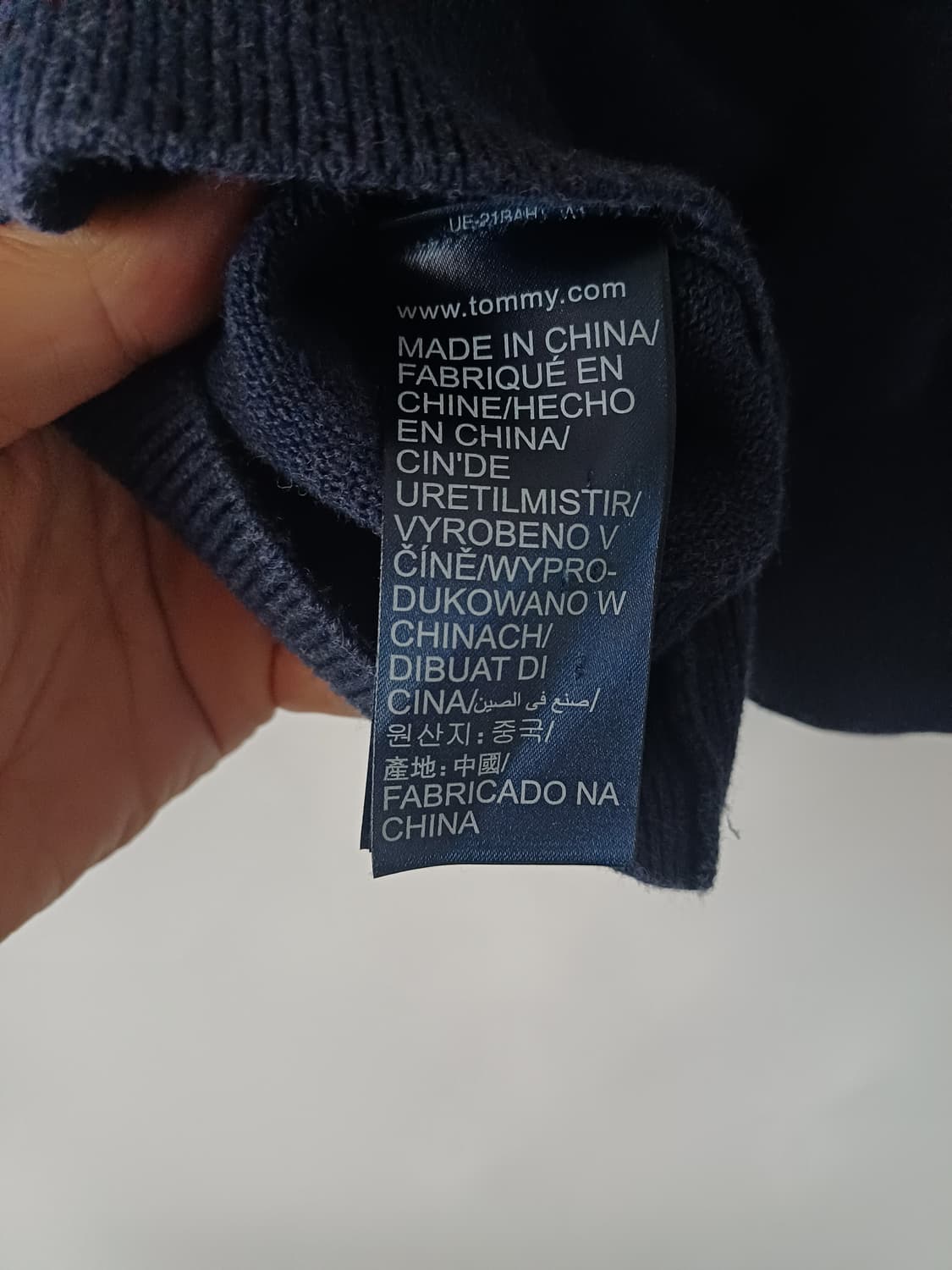 타미힐피거(Tommy Hilfiger) 프리미엄 코튼 풀집업 니트 [M] 상품이미지6
