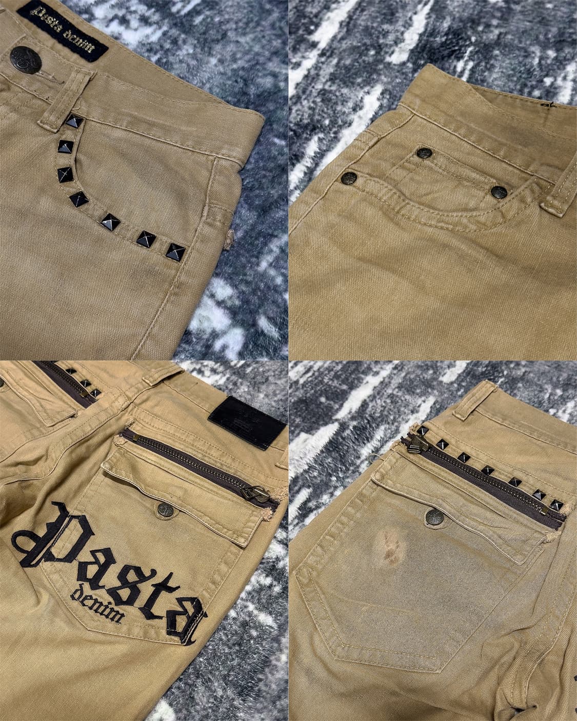 {PASTA DENIM} Stud Logo Pants LP 상품이미지7