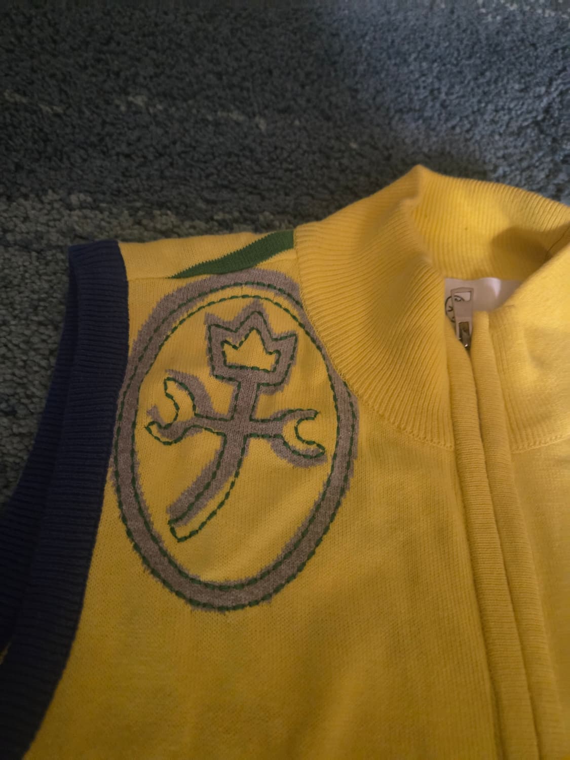 (얼룩)Castel bajac sports 조끼 vest 비비드칼라 오염 상품이미지3