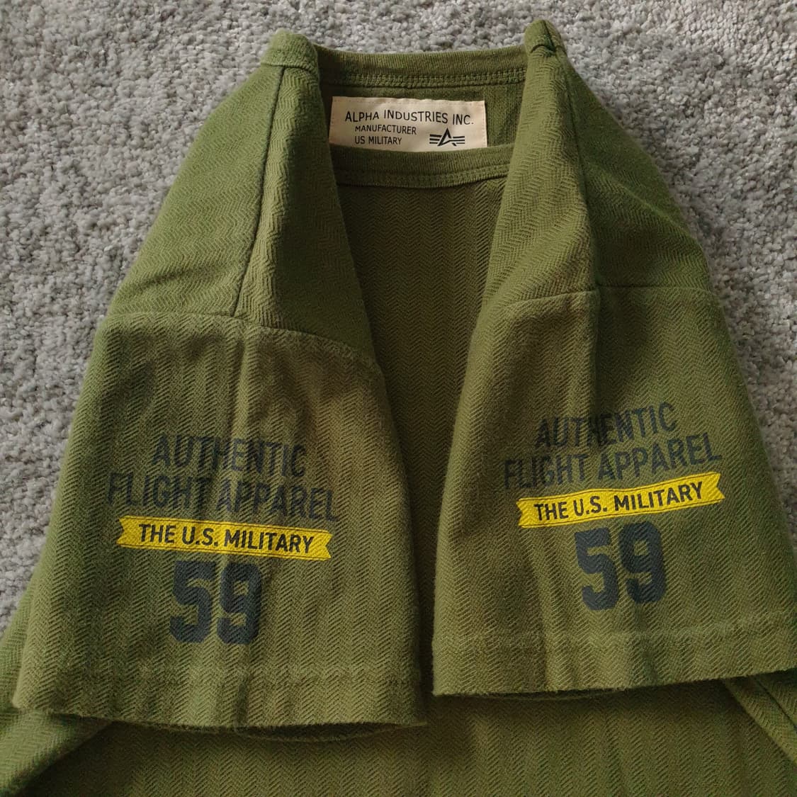 [무료배송] ALPHA INDUSTRIES 반팔 티셔츠 상품이미지5