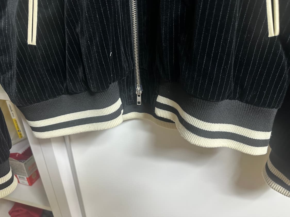 (L) 유스 벨벳 스트라이프 트랙 상품이미지4