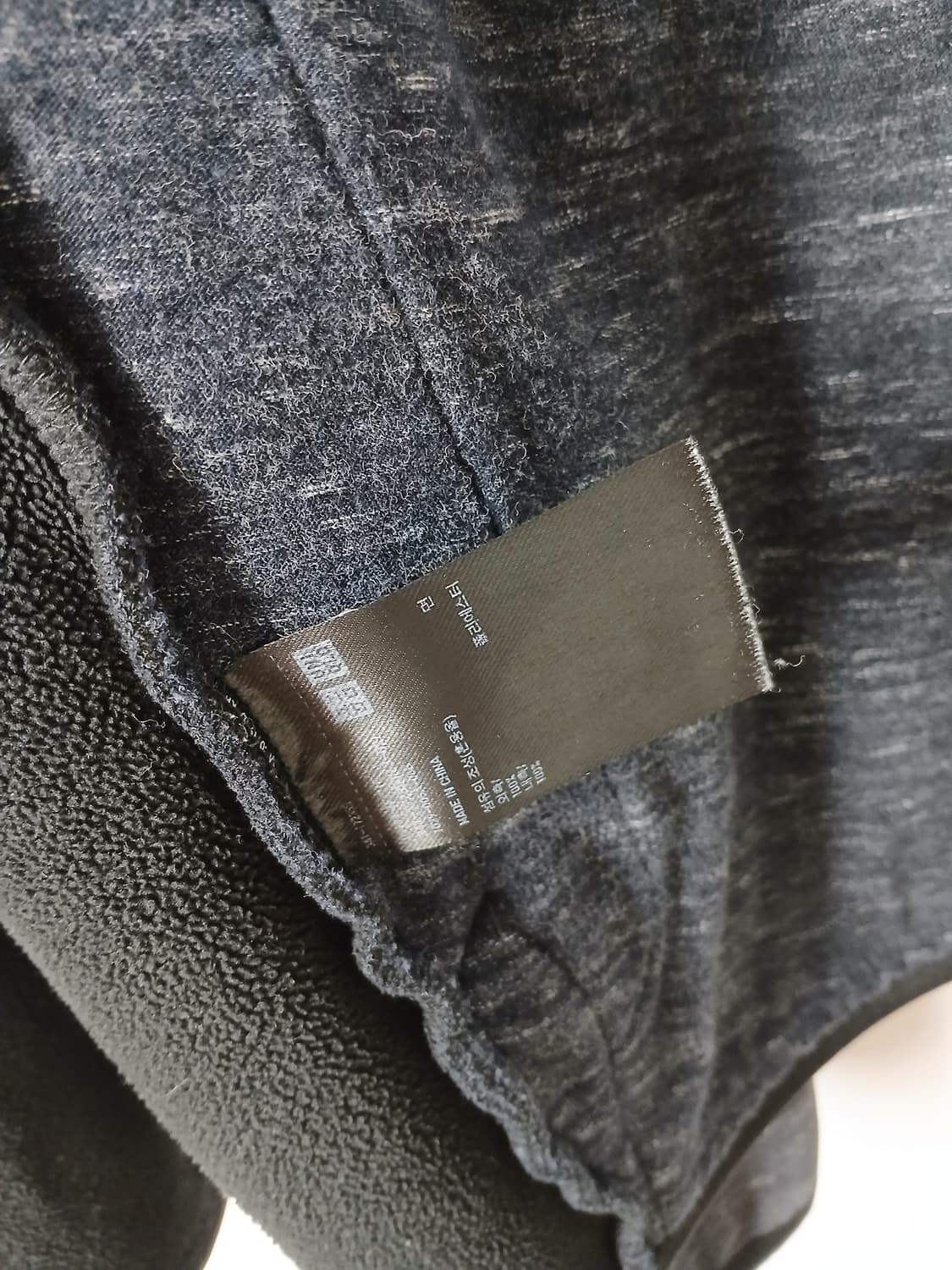 유니클로 후드집업 그레이 95 M 상품이미지8