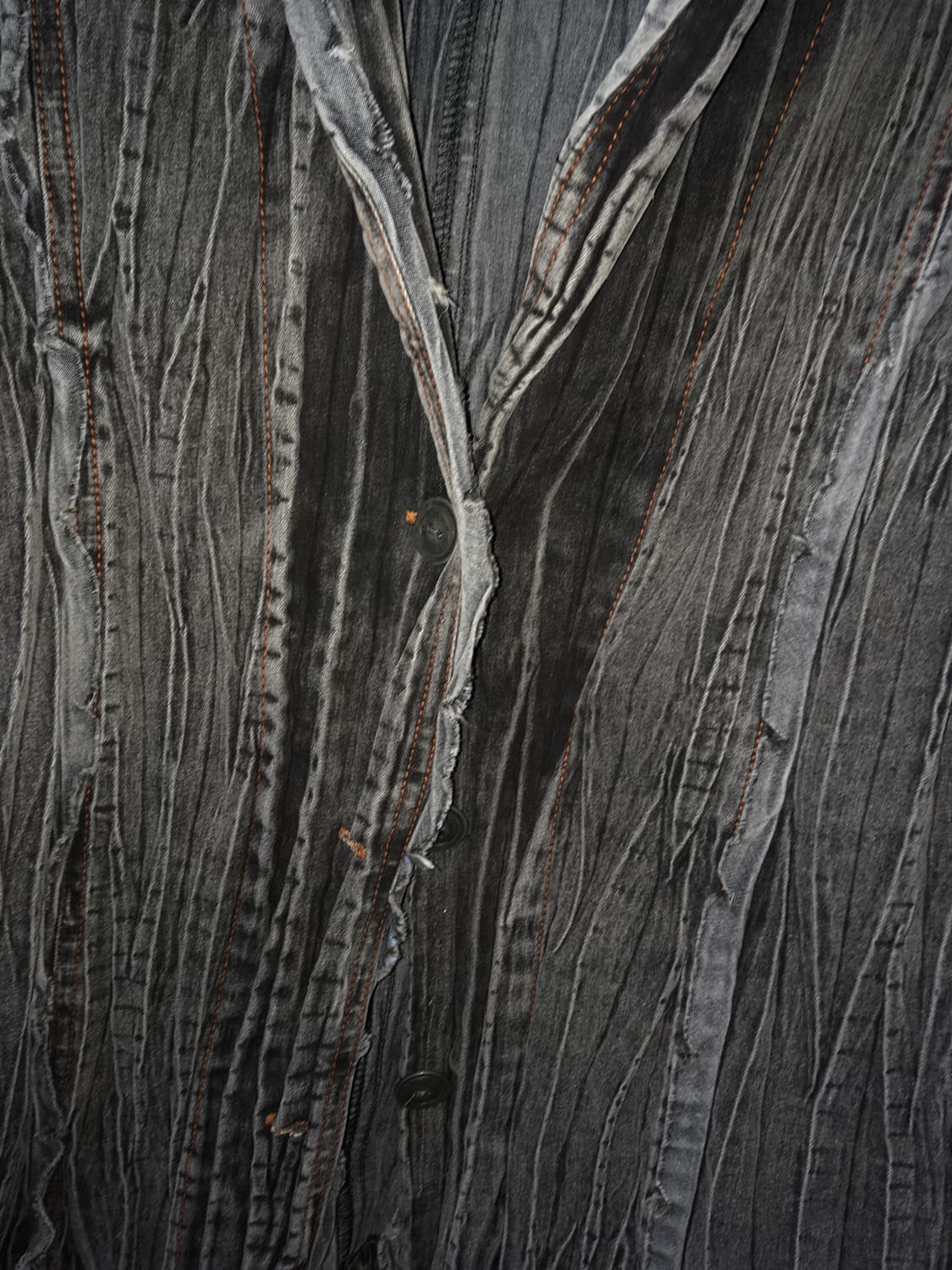 링클 워싱 데님 자켓 상품이미지4