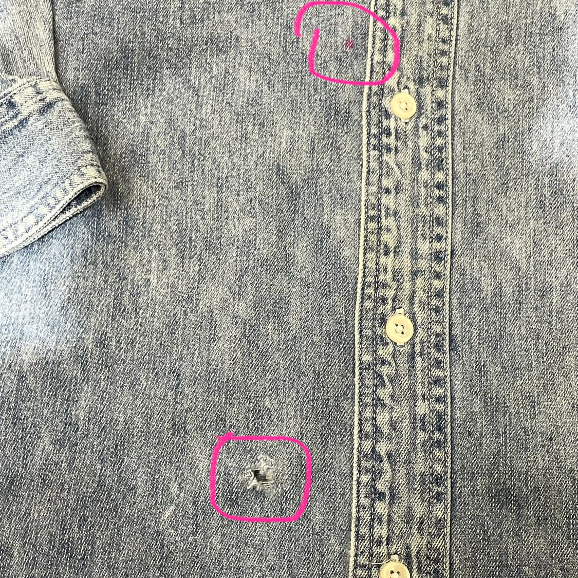 Boa Resort 보아 리조트 빈티지 데님 셔츠 상품이미지4