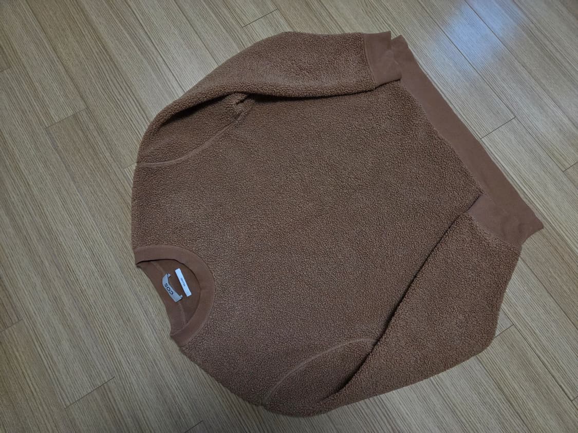 COS 릴렉스핏 테디 부클 맨투맨  상품이미지7