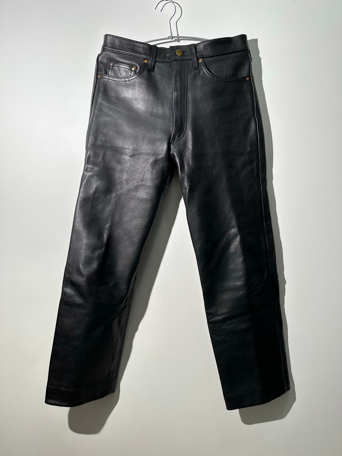 빈티지 리얼레더 팬츠 상품이미지2