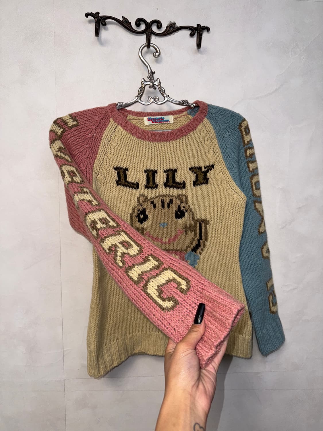 HYSTERIC GLAMOUR lettering wool knit 상품이미지2