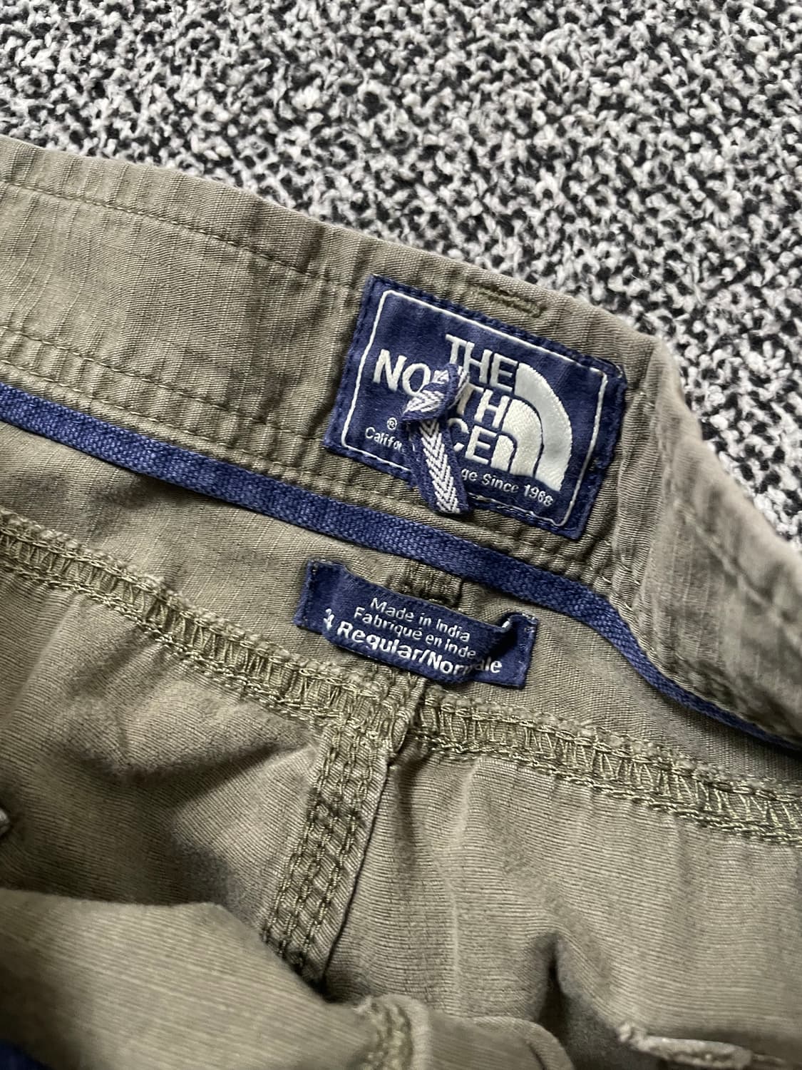빈티지9. 노스페이스 카고팬츠 워크팬츠 카키 코튼팬츠 면바지 상품이미지3