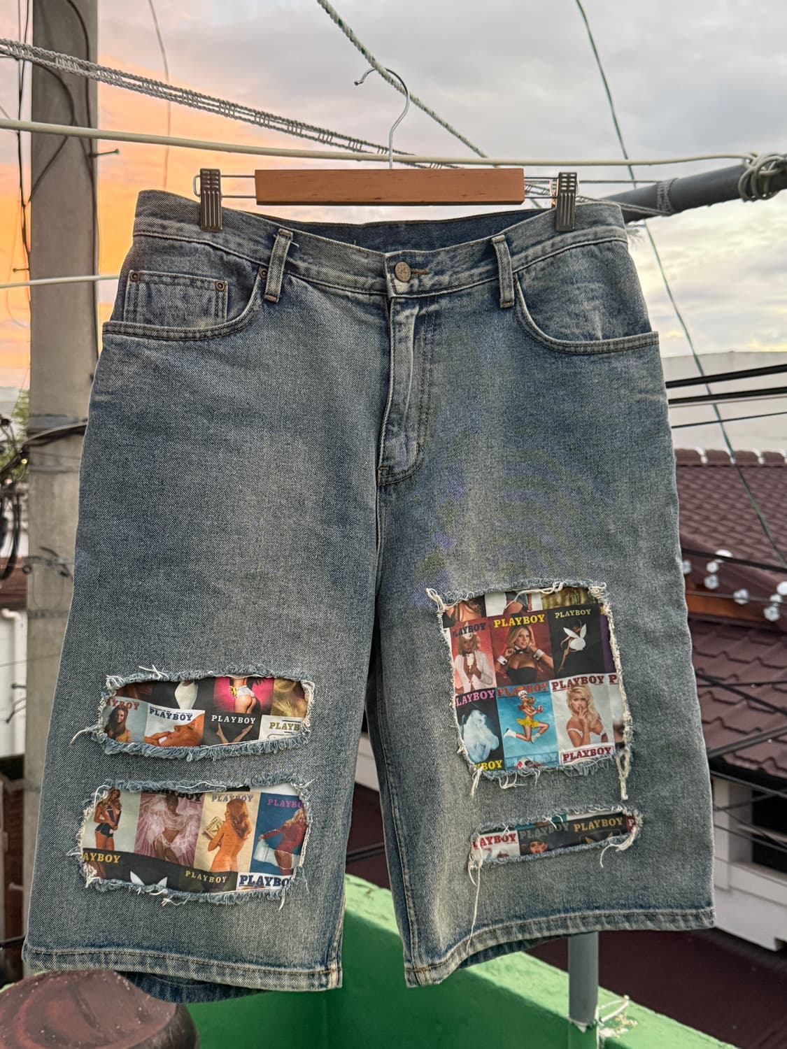 위캔더스 COVER DENIM SHORTS (DENIM) 상품이미지1