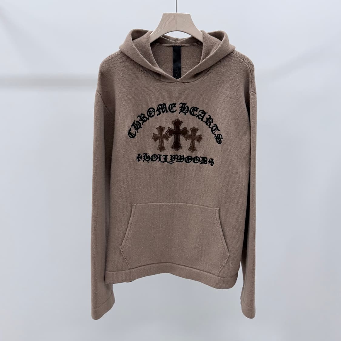 [S+급/L] 25SS 크롬하츠 세메터리 패치 캐시미어 후드티 상품이미지1