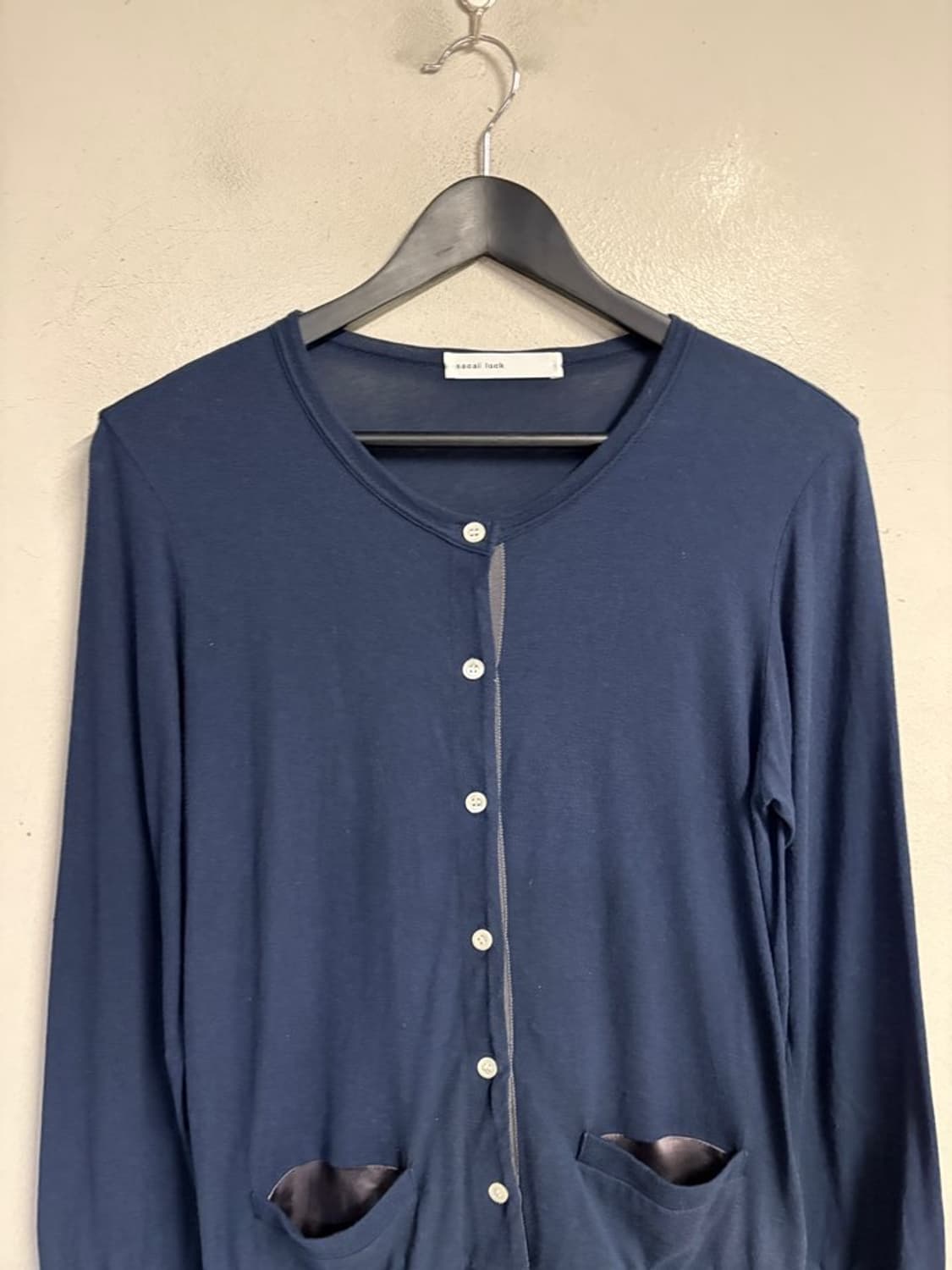 sacai luck Layered Silk-Trim Cardigan  상품이미지2