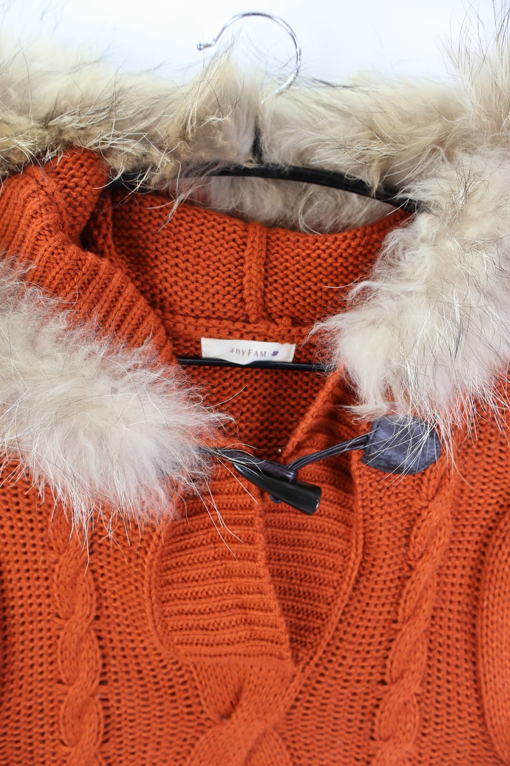 Any Fam Hooded Fur Cape 상품이미지6