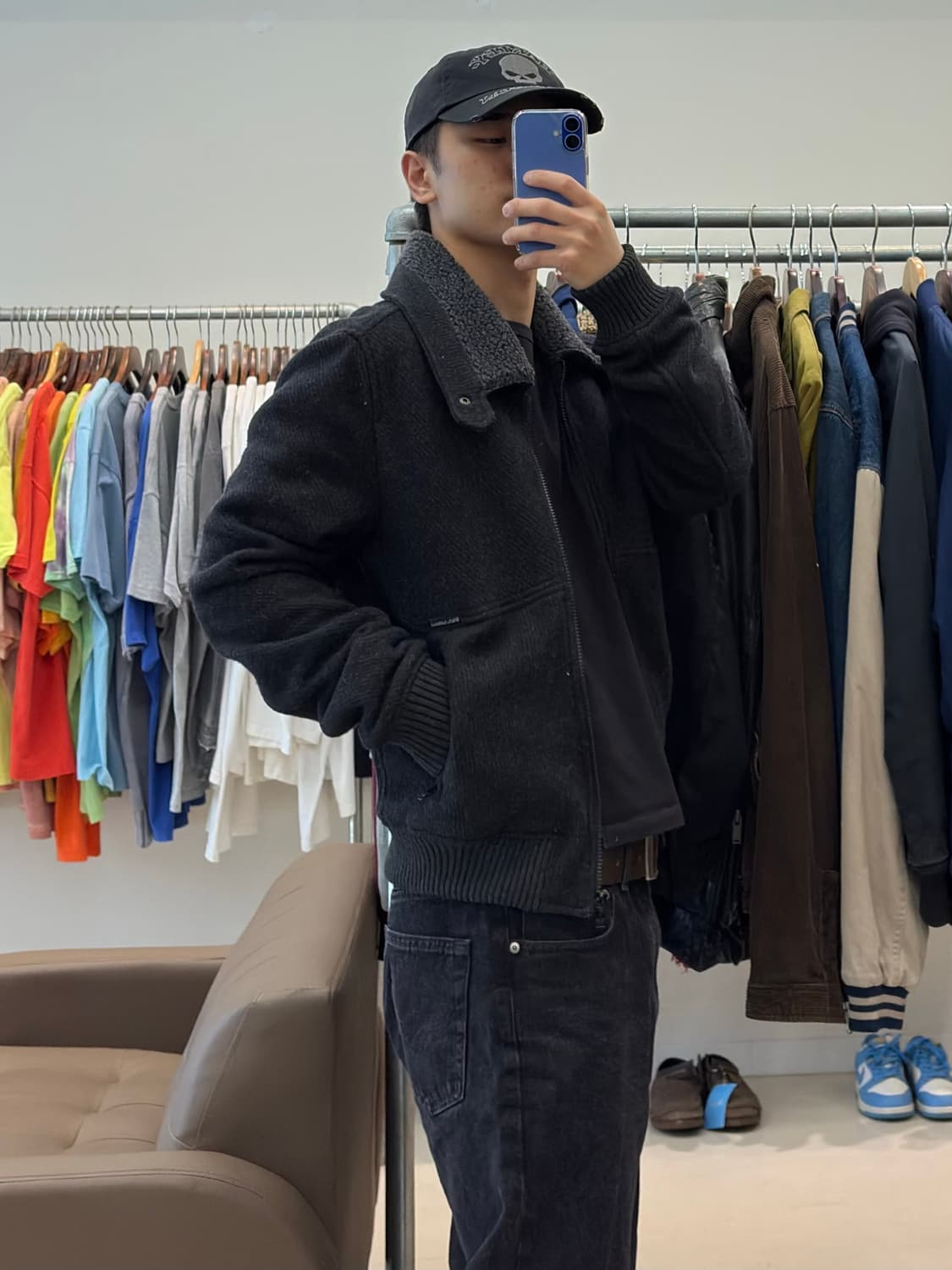 돌체앤가바나 시어링 카라 부클 집업 상품이미지8