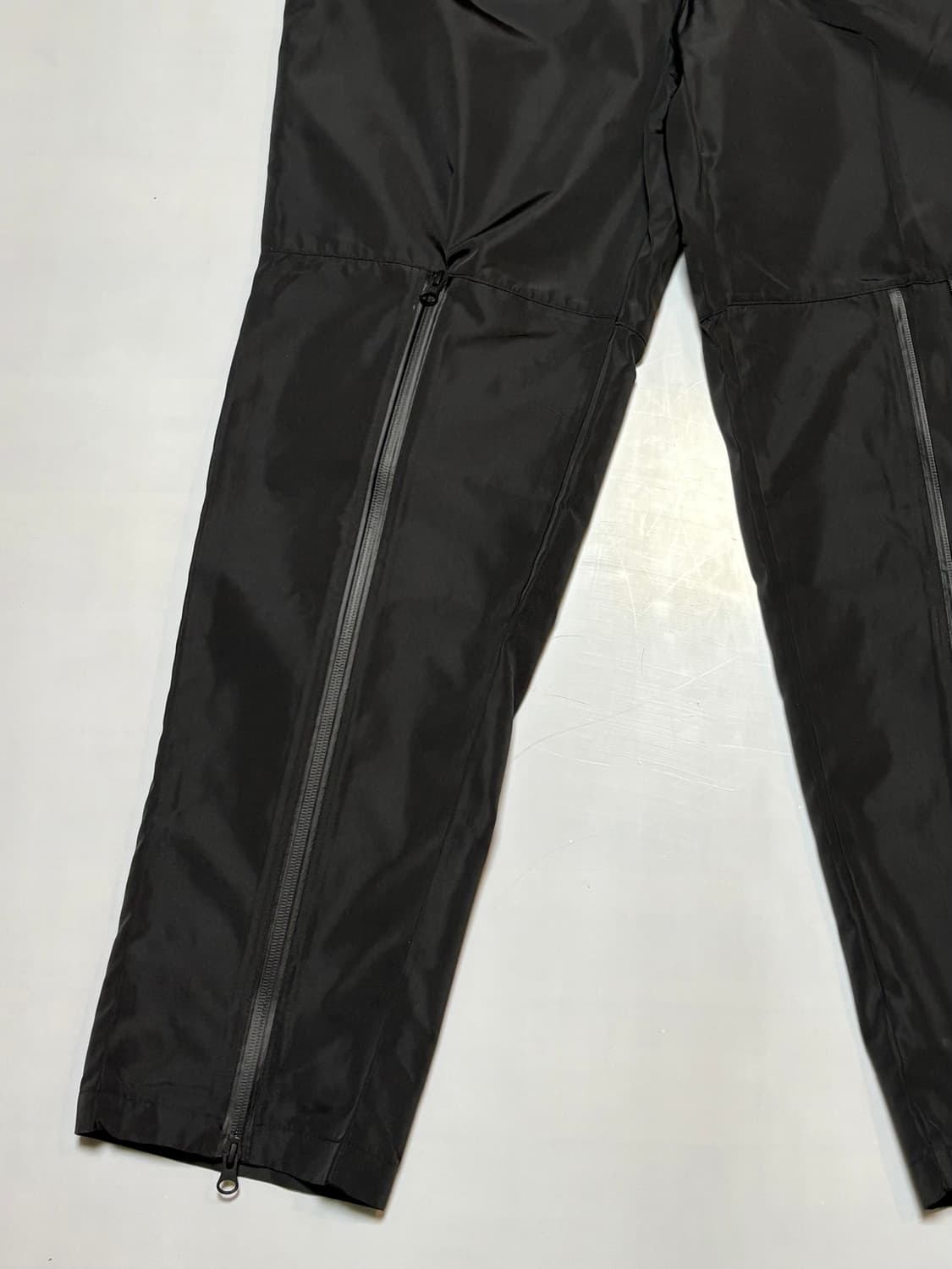 아트 오브 필드 프론트 지퍼 와이드 팬츠 블랙 상품이미지3