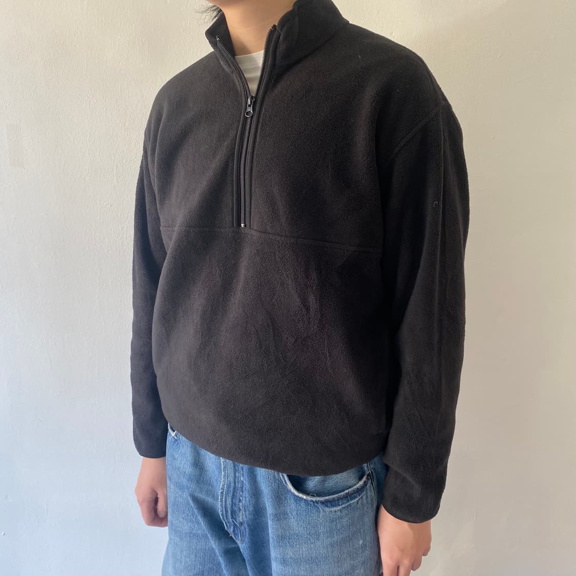 90s 유니클로 후리스 하프집업 상품이미지2