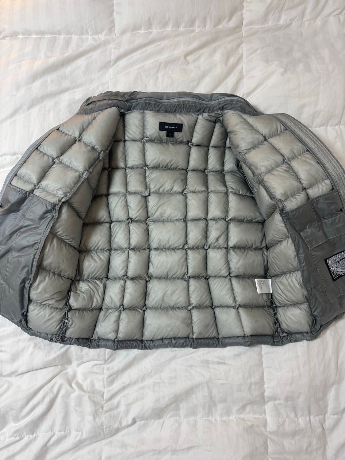 999휴머니티 모듈러 라이트 구스 퍼퍼 라이트 그레이 상품이미지2