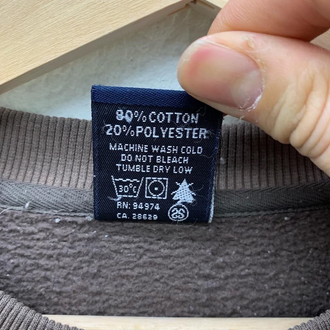 스투시 브라운 올드 프린팅 스웻셔츠 상품이미지6