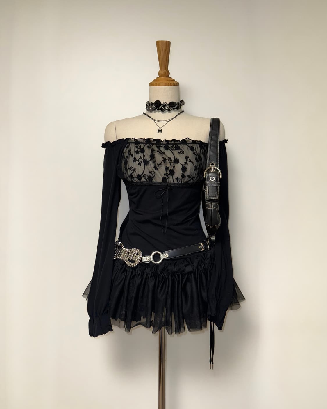 고스 페어리 시스루 데일리 블라우스 상품이미지1