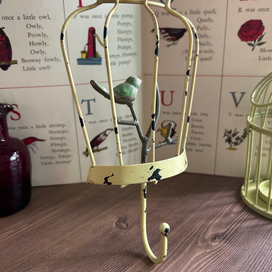 새장 장식 벽걸이 후크 소품 상품이미지1