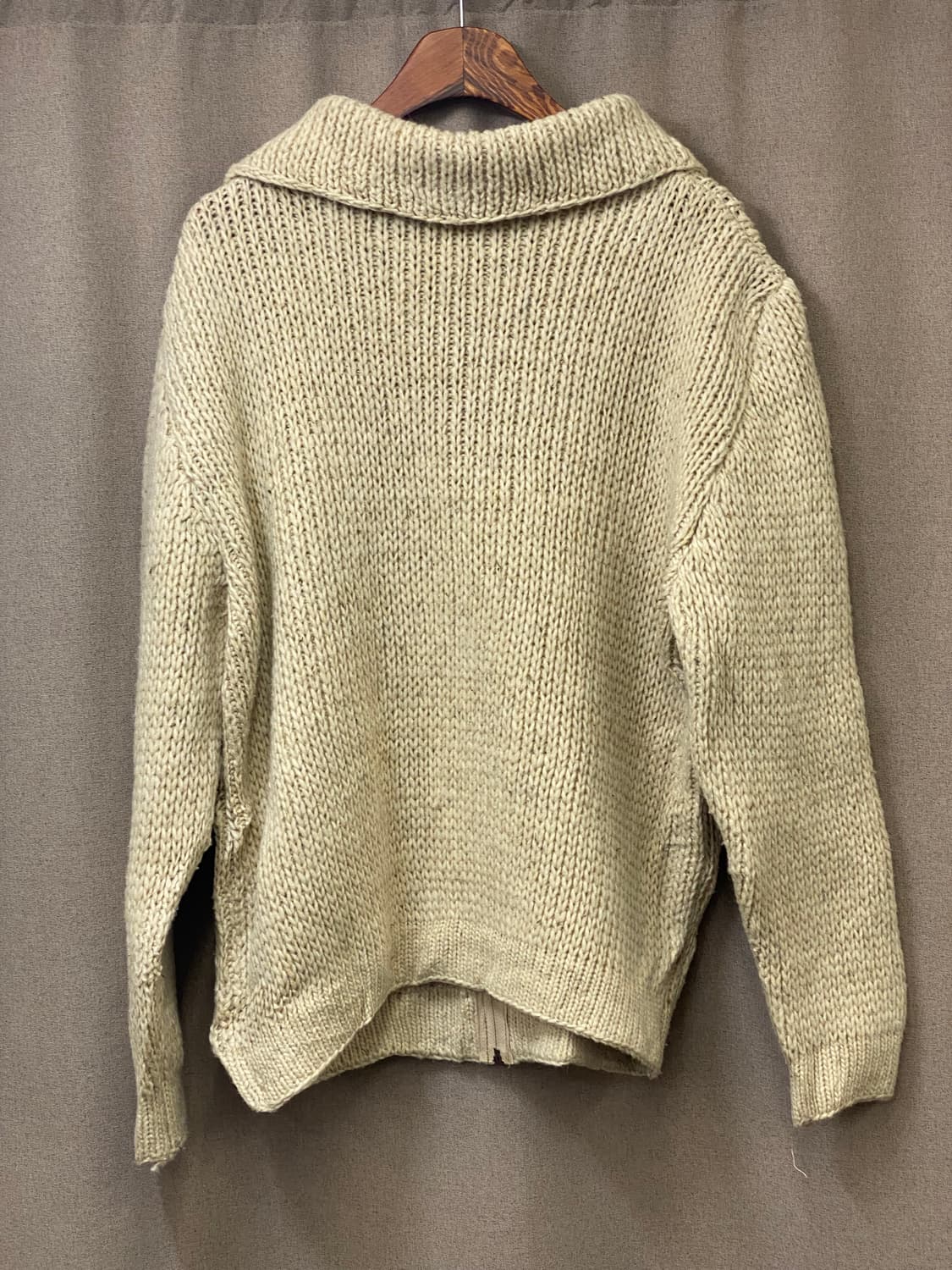 빈티지 헤비 니트 집업  상품이미지5