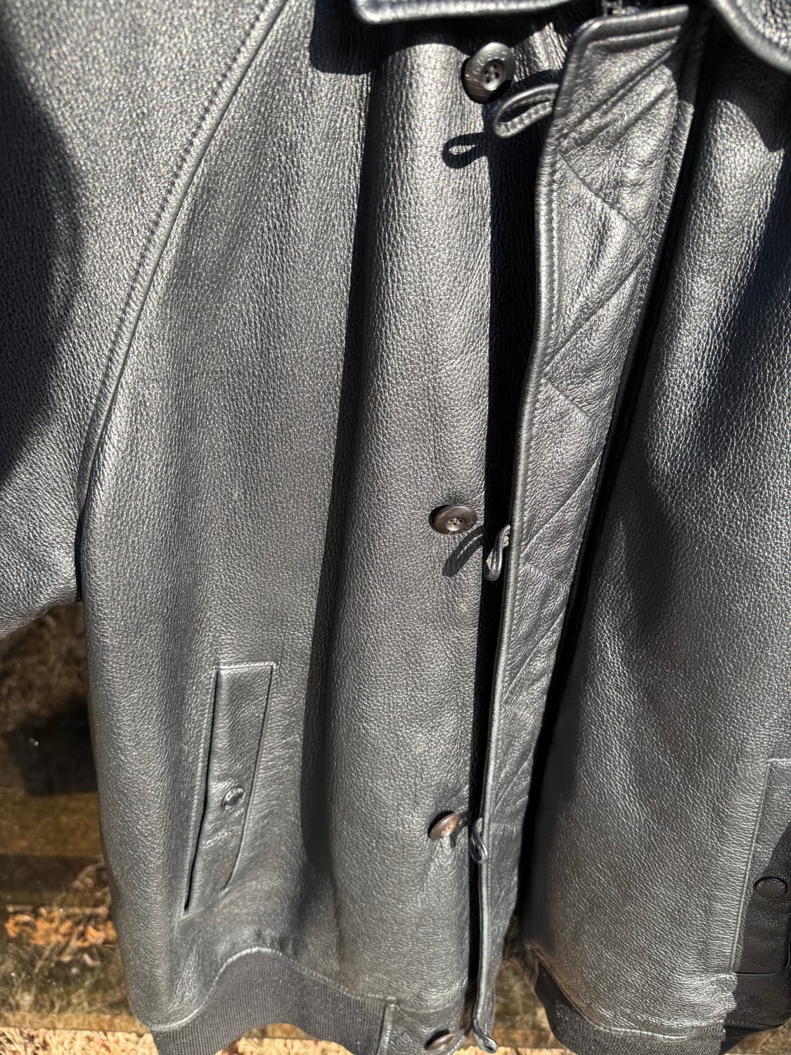 00s 게스 레더 자켓 상품이미지8