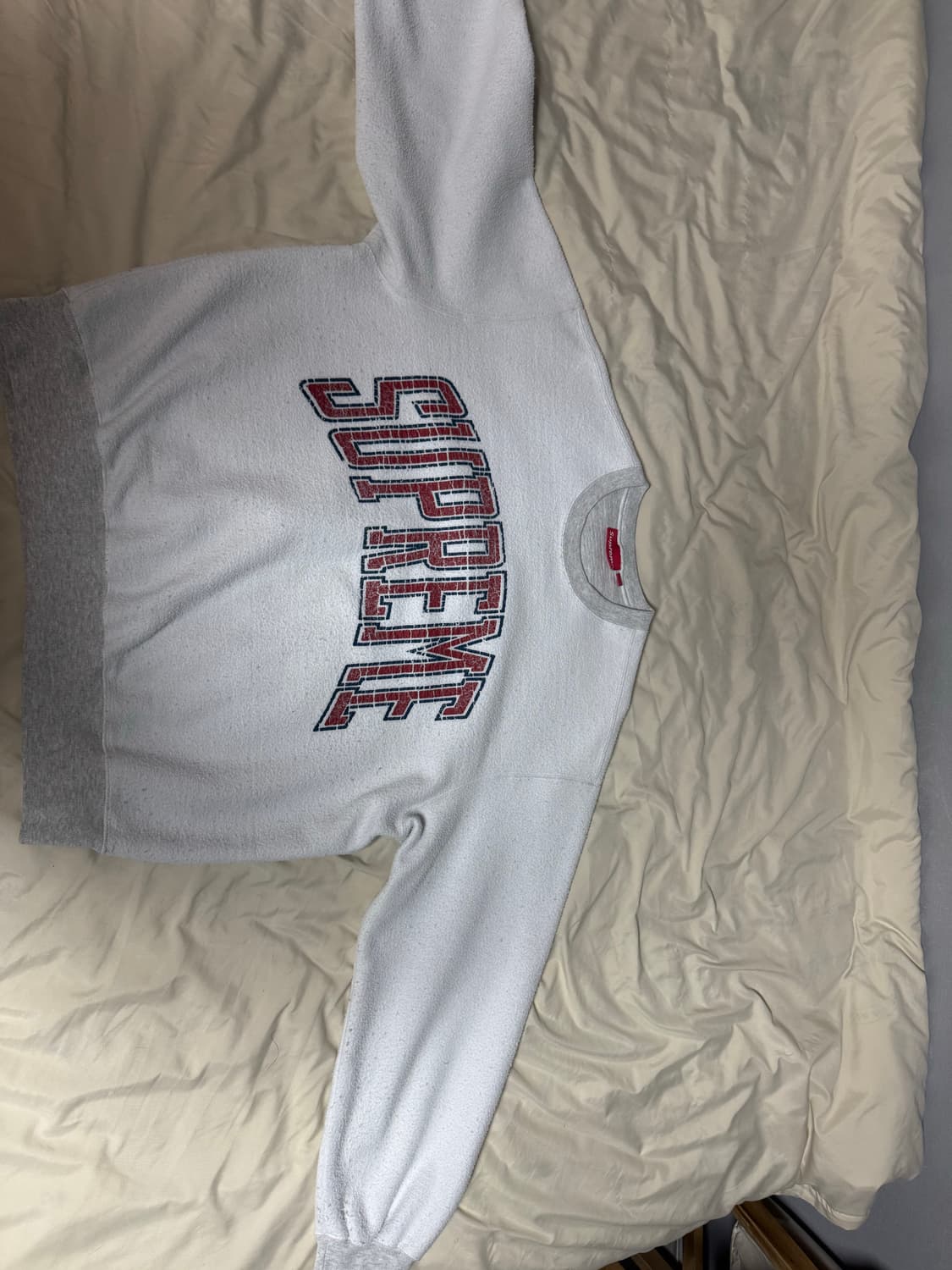 슈프림 인사이드 아웃 크루넥 애쉬 그레이 - 23FW 상품이미지3