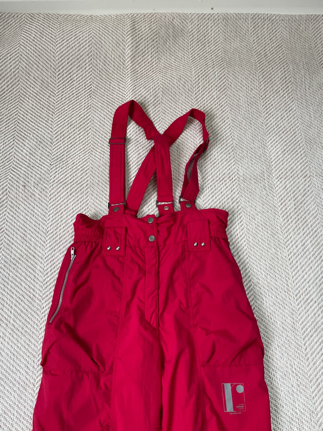 리히너 오브 제네바 버건디 스노우 오버올 팬츠 J03217 상품이미지4