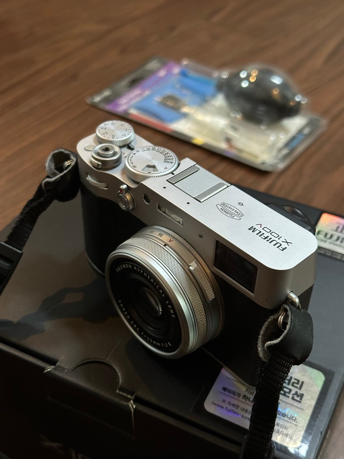 후지 x100v 실버 풀박스 상품이미지2