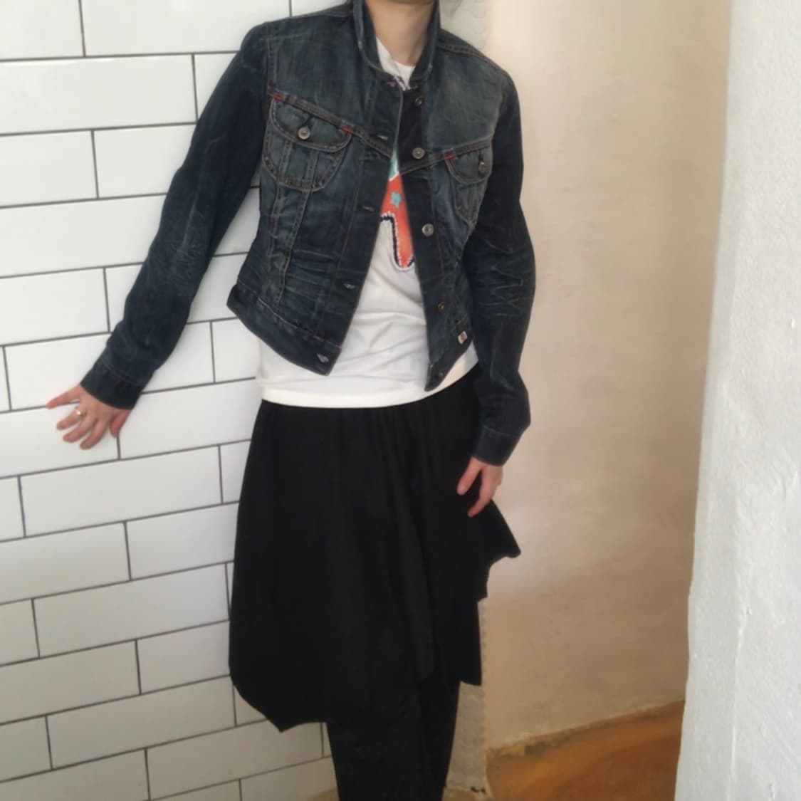 빈티지 다크워싱 데님 자켓 상품이미지2