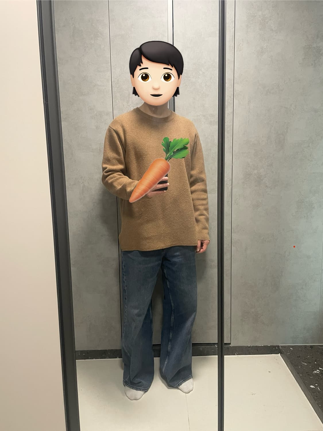 HAUT 울 니트 L 브라운 상품이미지4