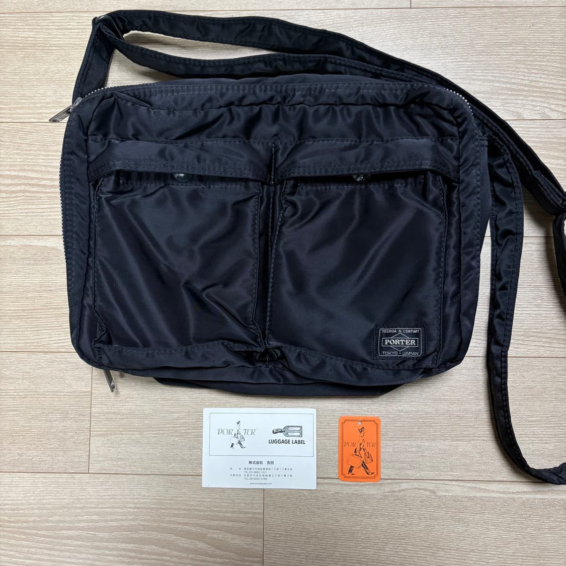 요시다포터 porter 탱커 숄더백 블랙 라지 L 신형 (미사용에가까움) 상품이미지1