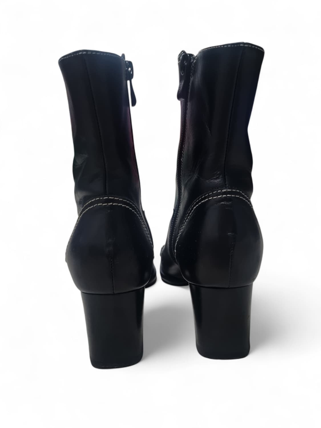 발리 정품 앵클 가죽 부츠 36.5 상품이미지4