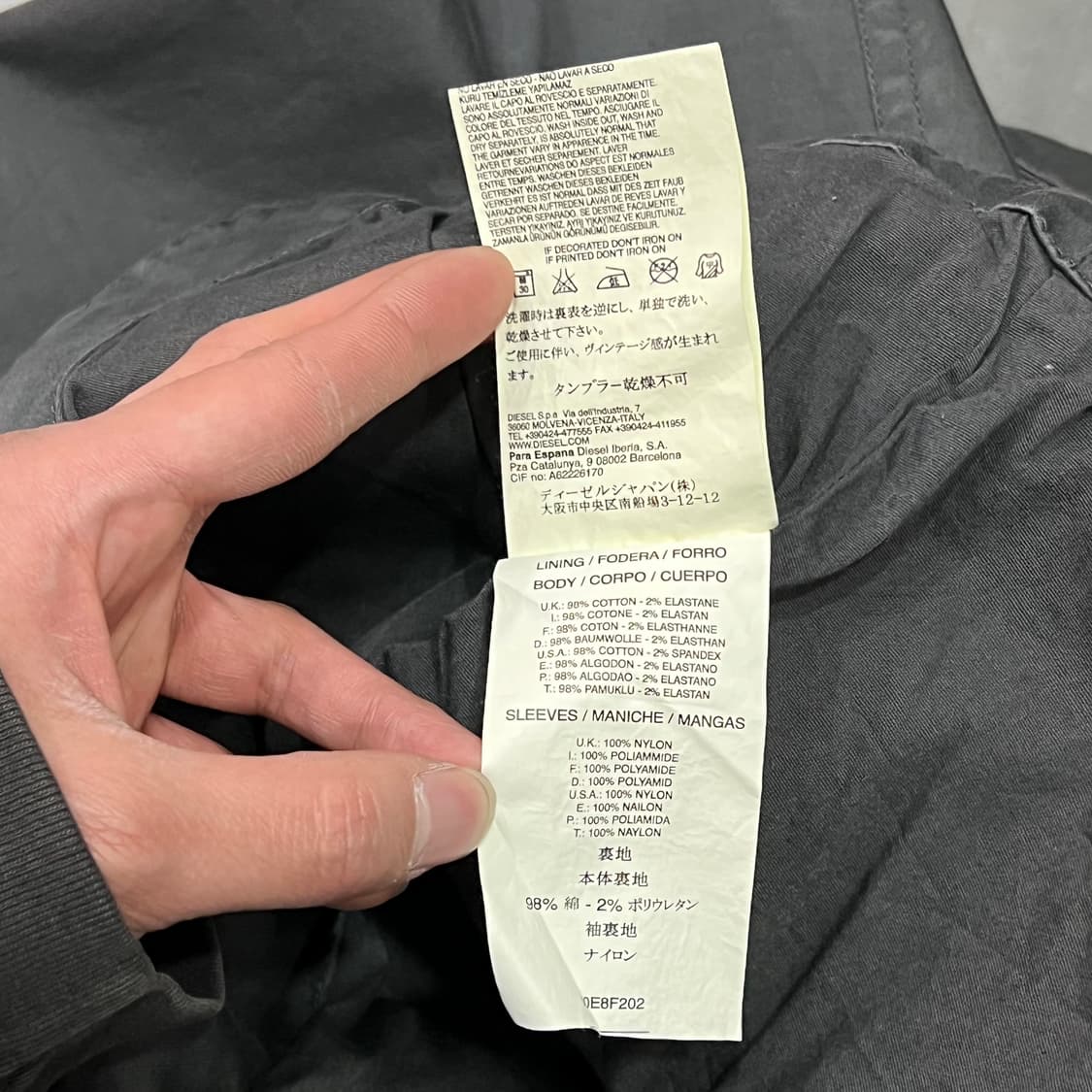  디젤 원버튼 블레이저 y15612 상품이미지7