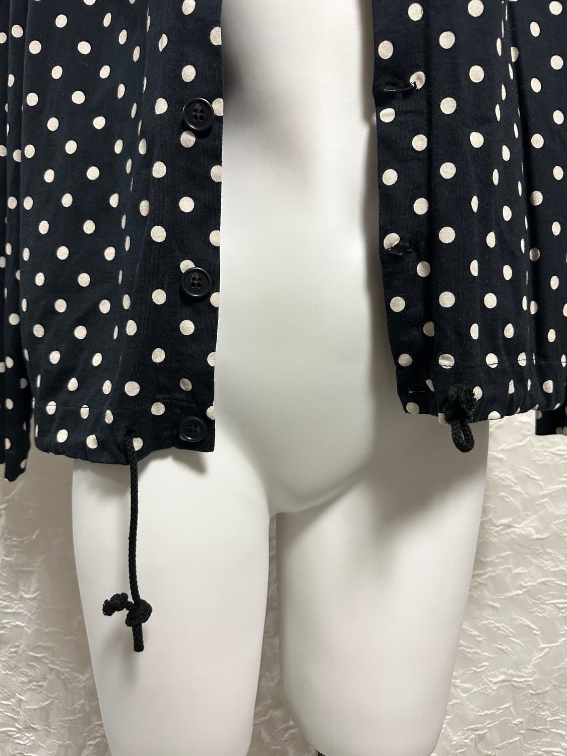 빈티지 니혼진 너드 도트 후드 코튼 자켓 상품이미지5