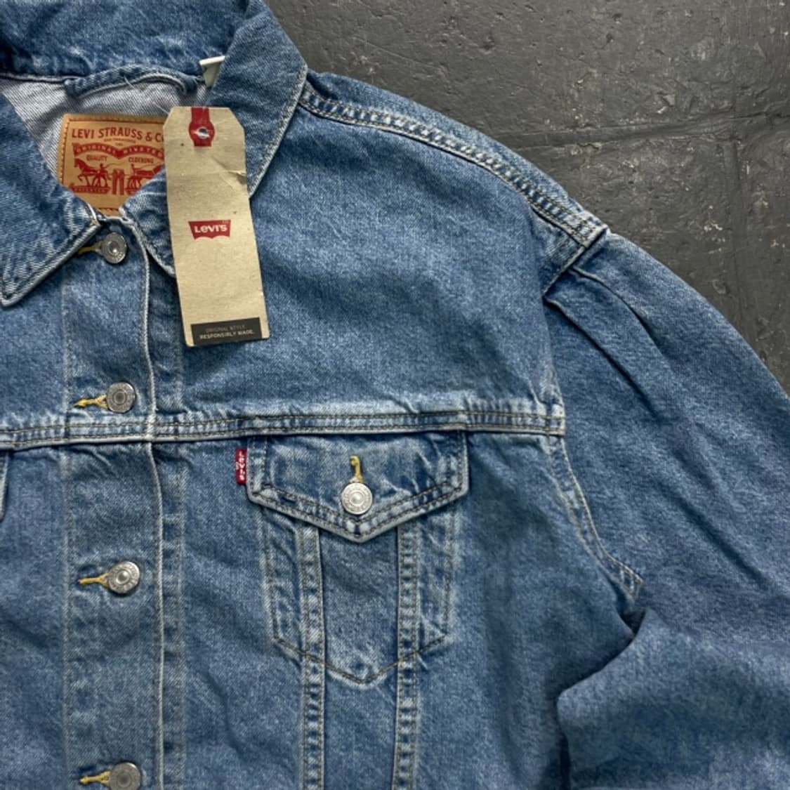 (새상품) 95 리바이스 데님자켓 상품이미지2