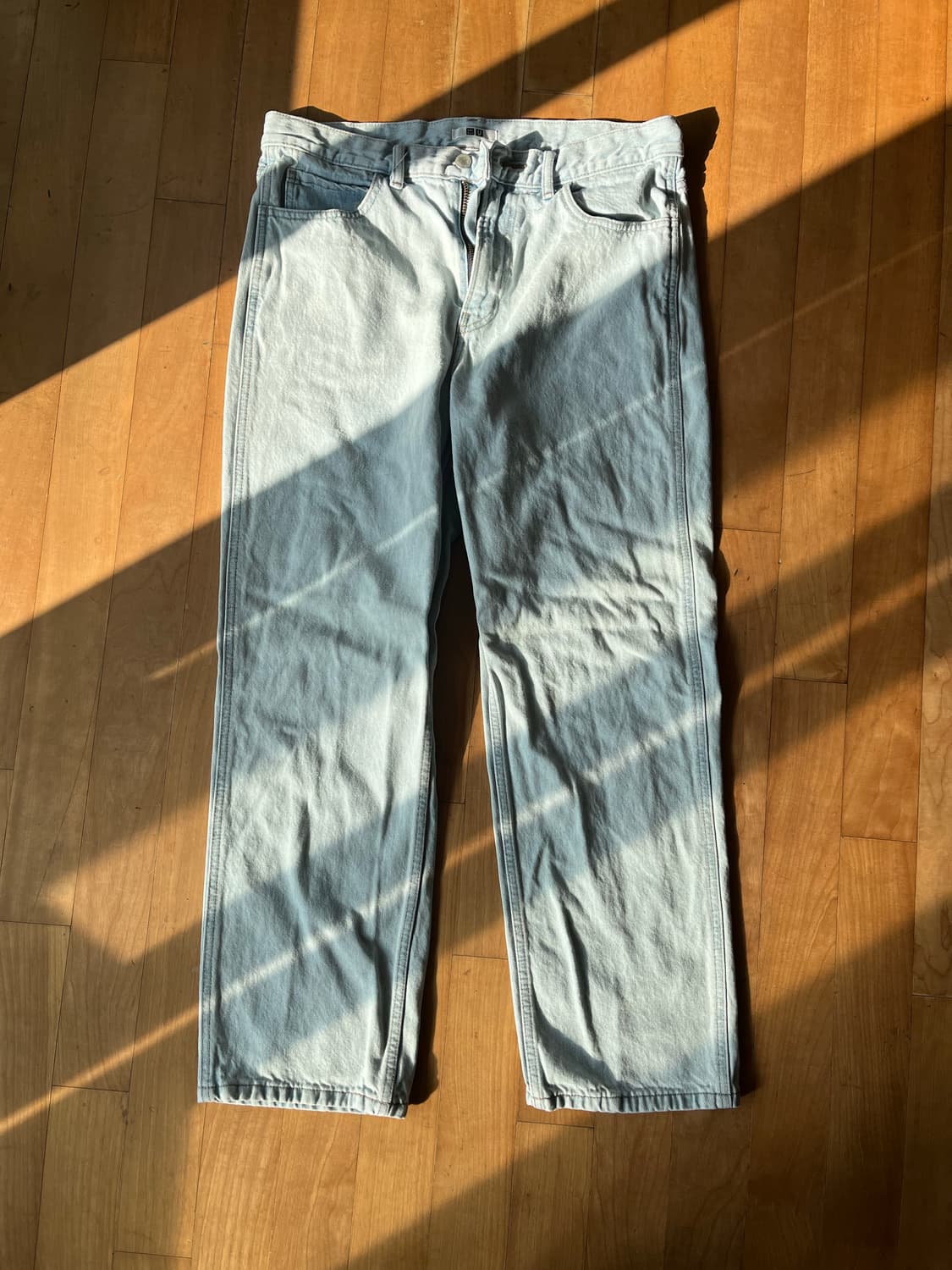 유니클로 u 레귤러 피트 진 라이트블루 33 상품이미지1