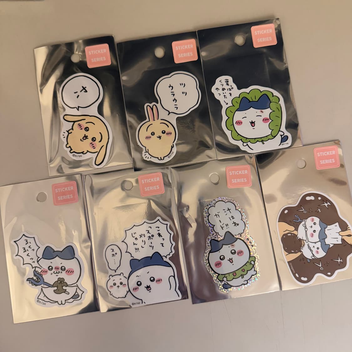개당판매) 먼작귀 씰 스티커 우사기 하치와레 상품이미지1