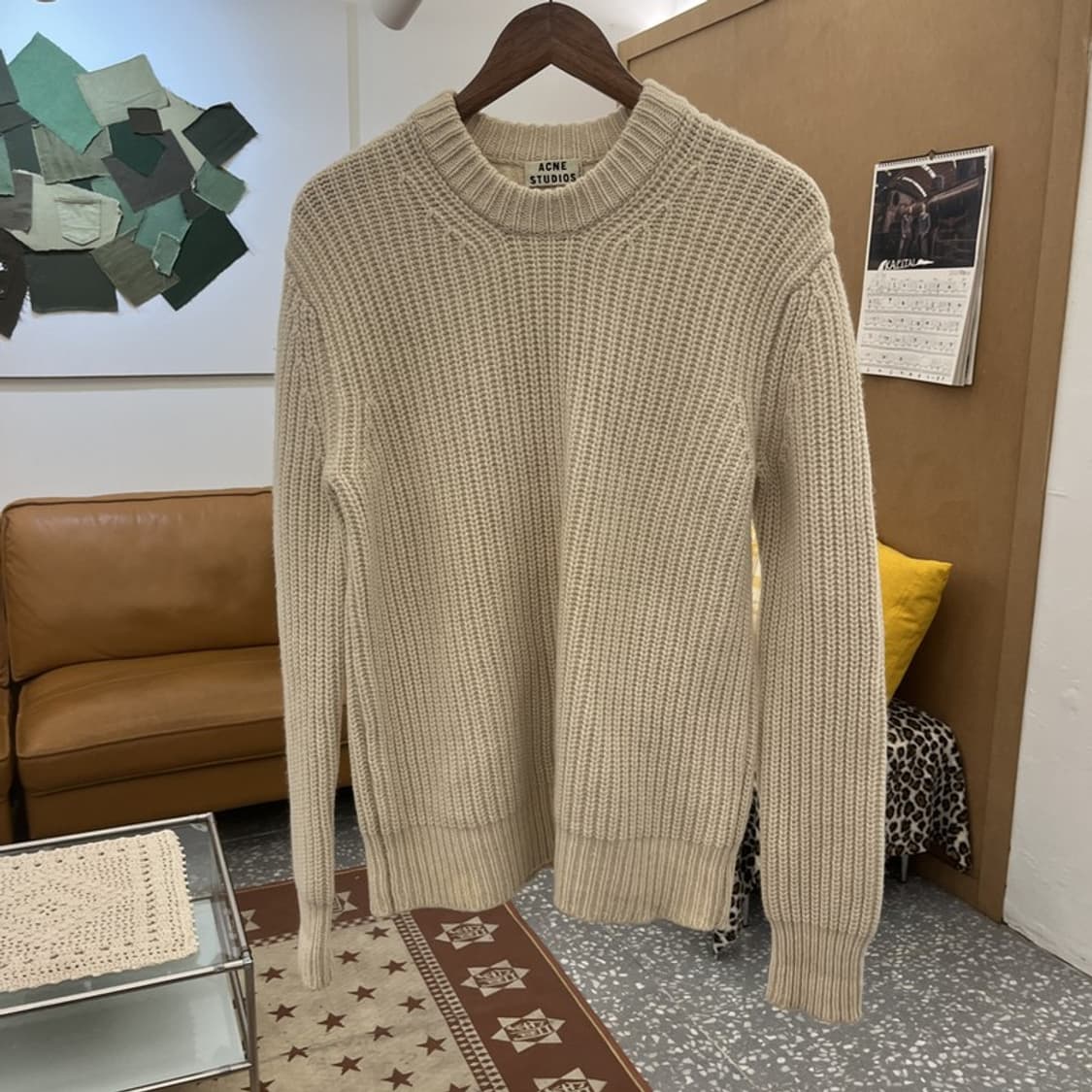 아크네스튜디오 모던 캐주얼 빈티지 뜨개 니트 S C10465 상품이미지3