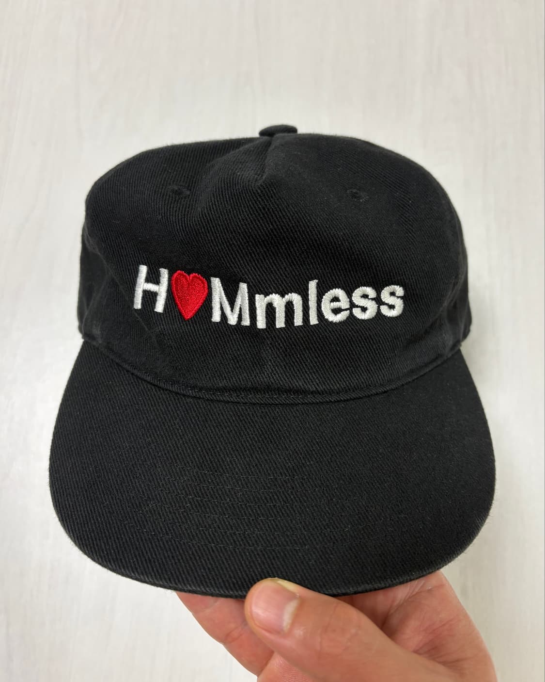 홈리스 hommless 5패널 볼캡 (BK) 상품이미지2