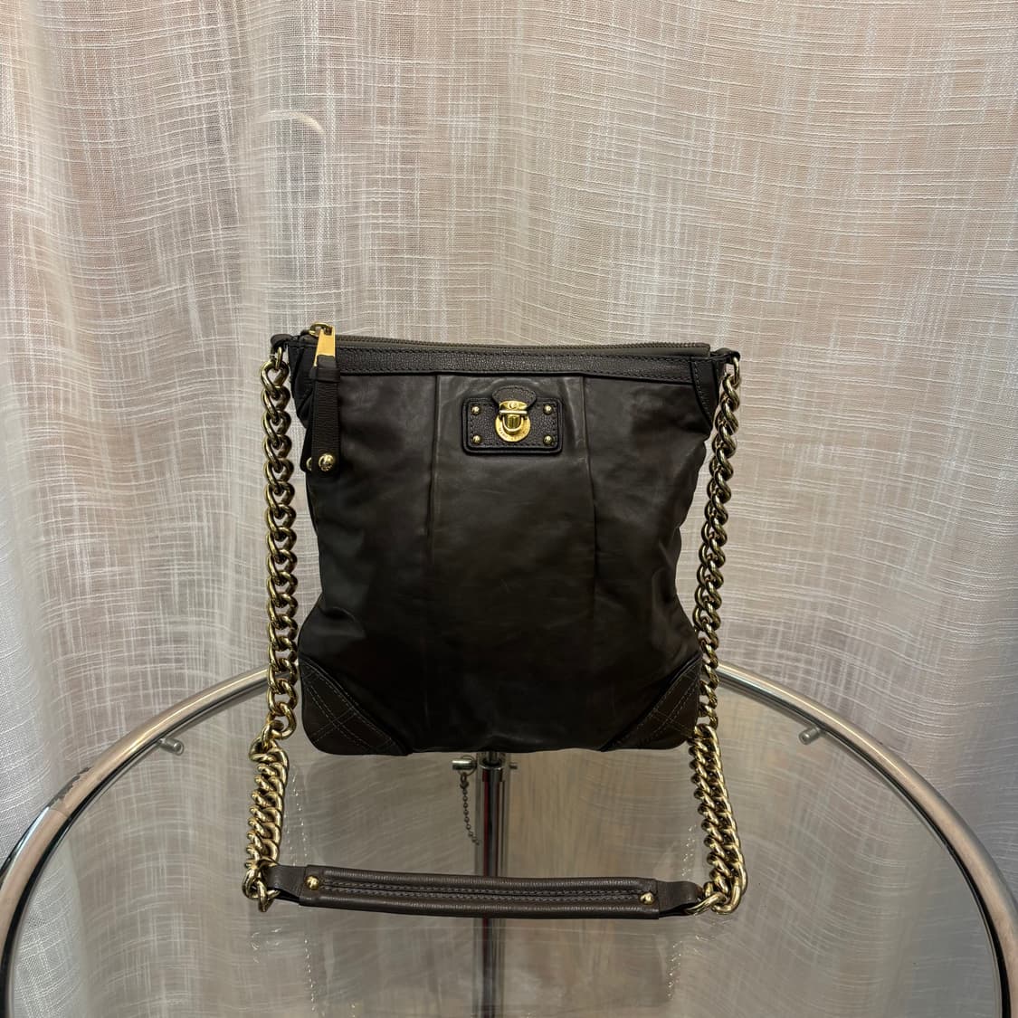 정품 마크바이 마크제이콥스 레더 숄더백     상품이미지1