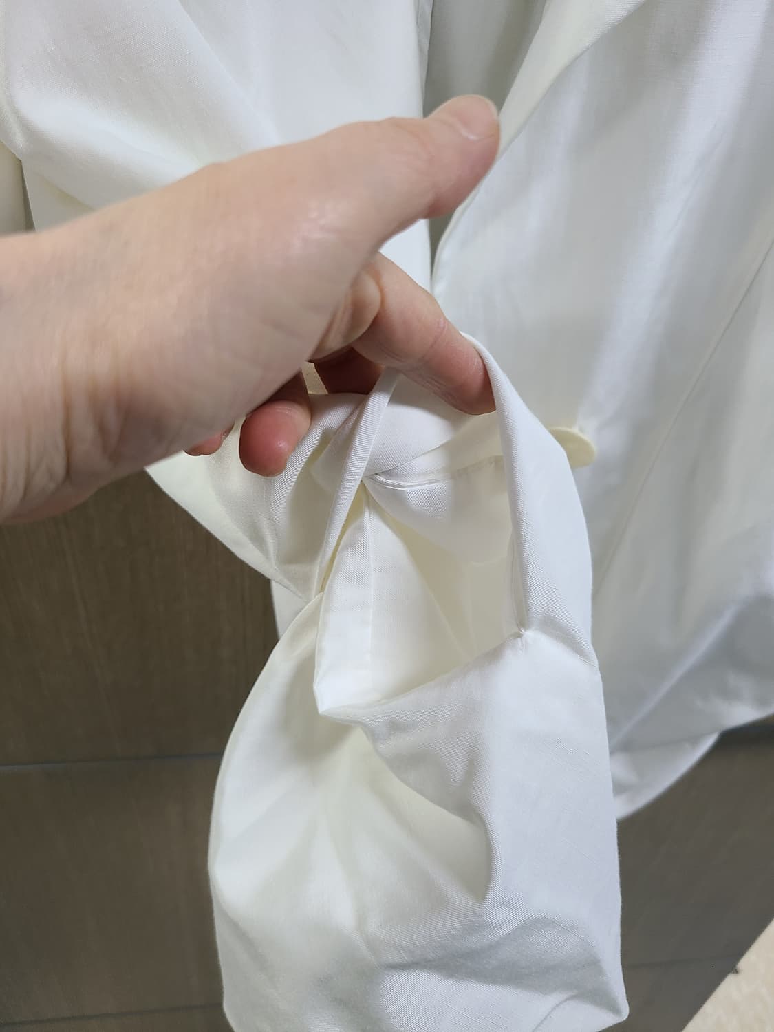 타임 화이트 7부 소매 자켓 상품이미지4