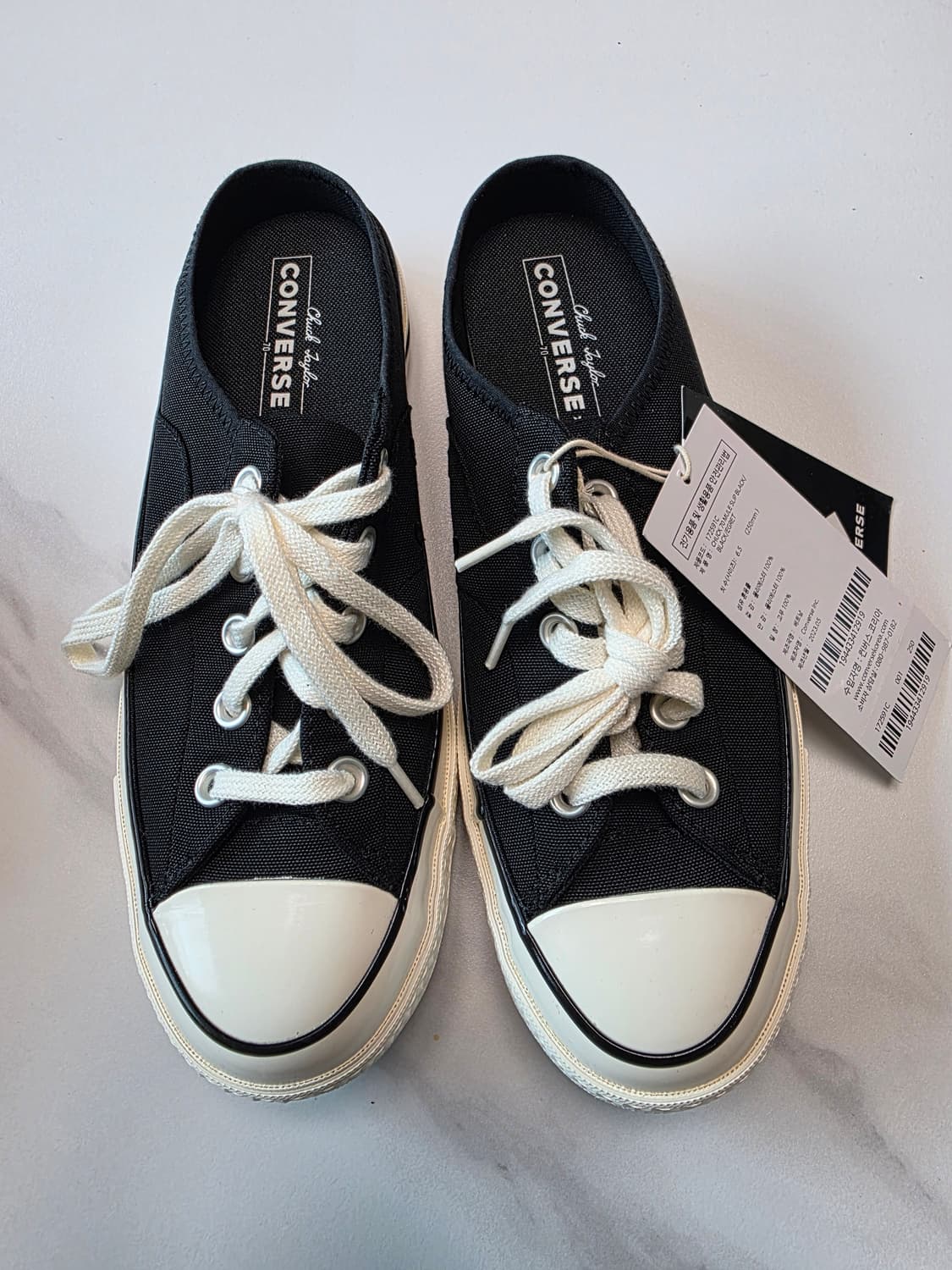 컨버스 척테일러 뮬 블랙250 새상품 172591c 상품이미지1