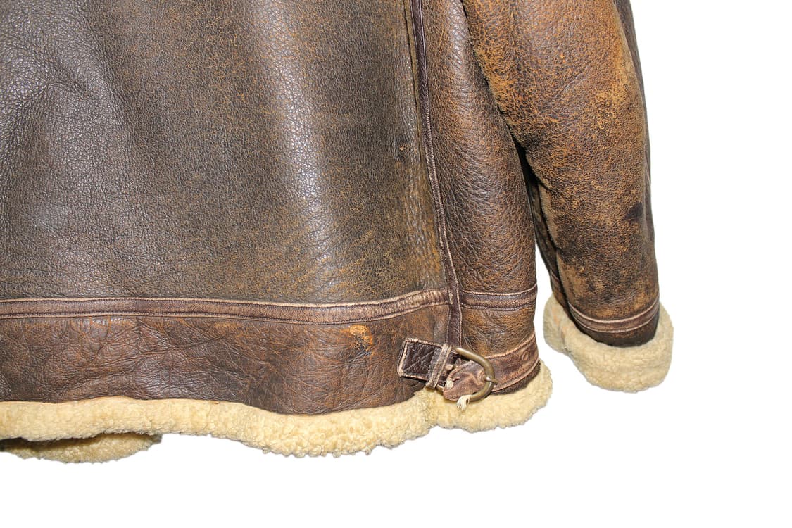 1990s USA Sheepskin B-3 Flight Jacket 상품이미지7