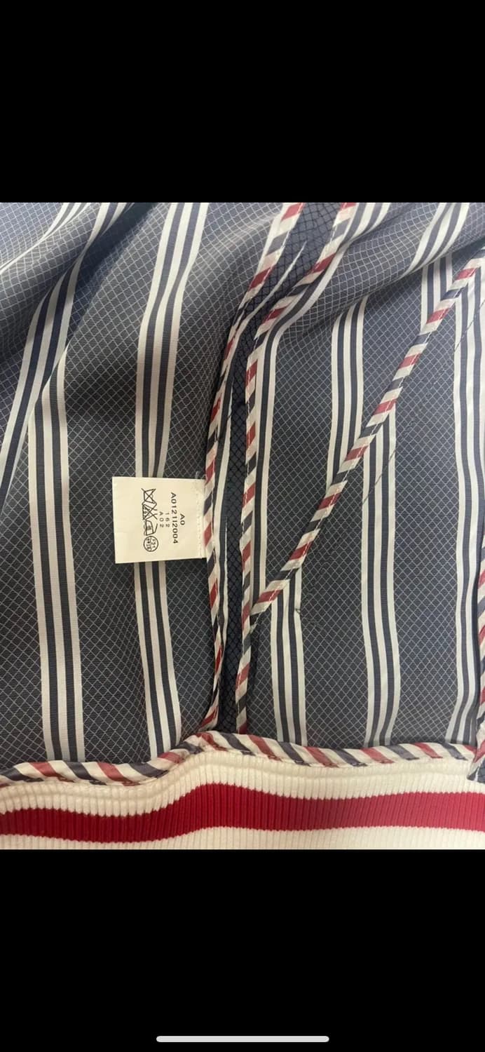 톰브라운 스트라이프 집업 자켓 블루종 정품 상품이미지5