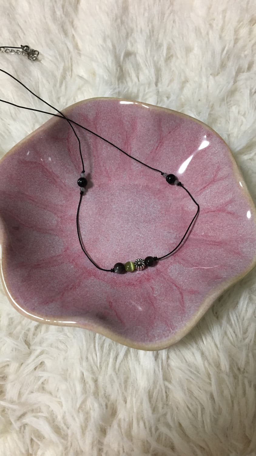 원석 비즈 목걸이 상품이미지1