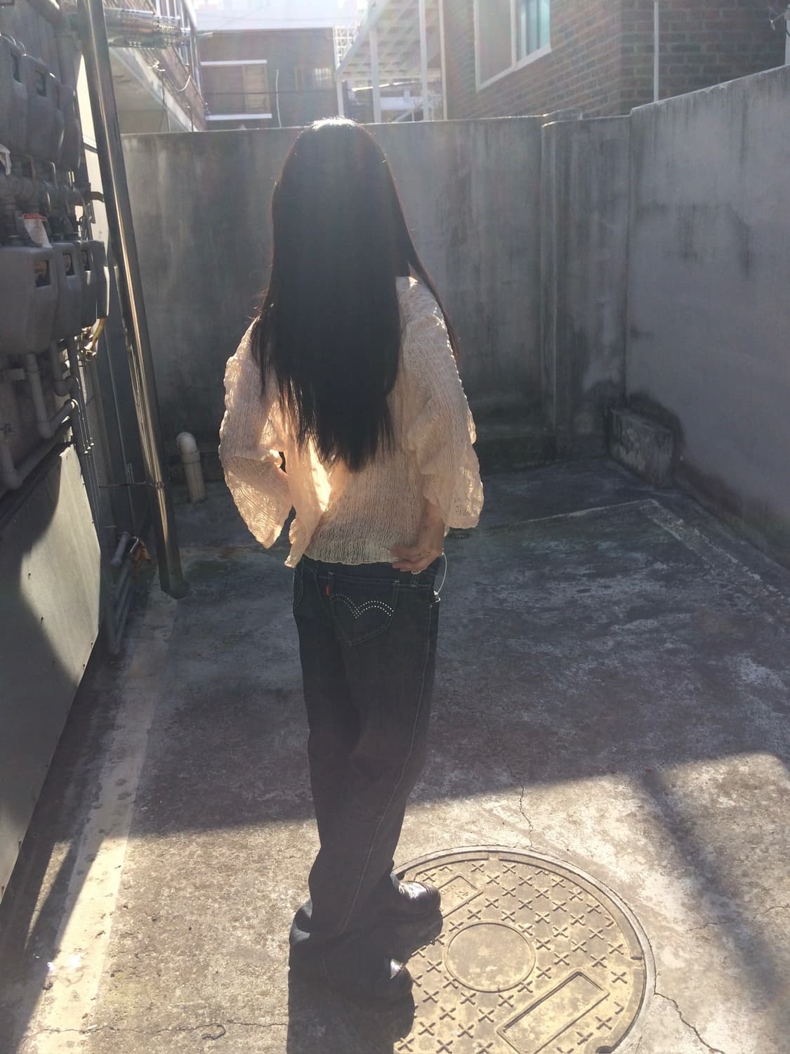 LEVI’S lady style boots cut jeans 상품이미지4