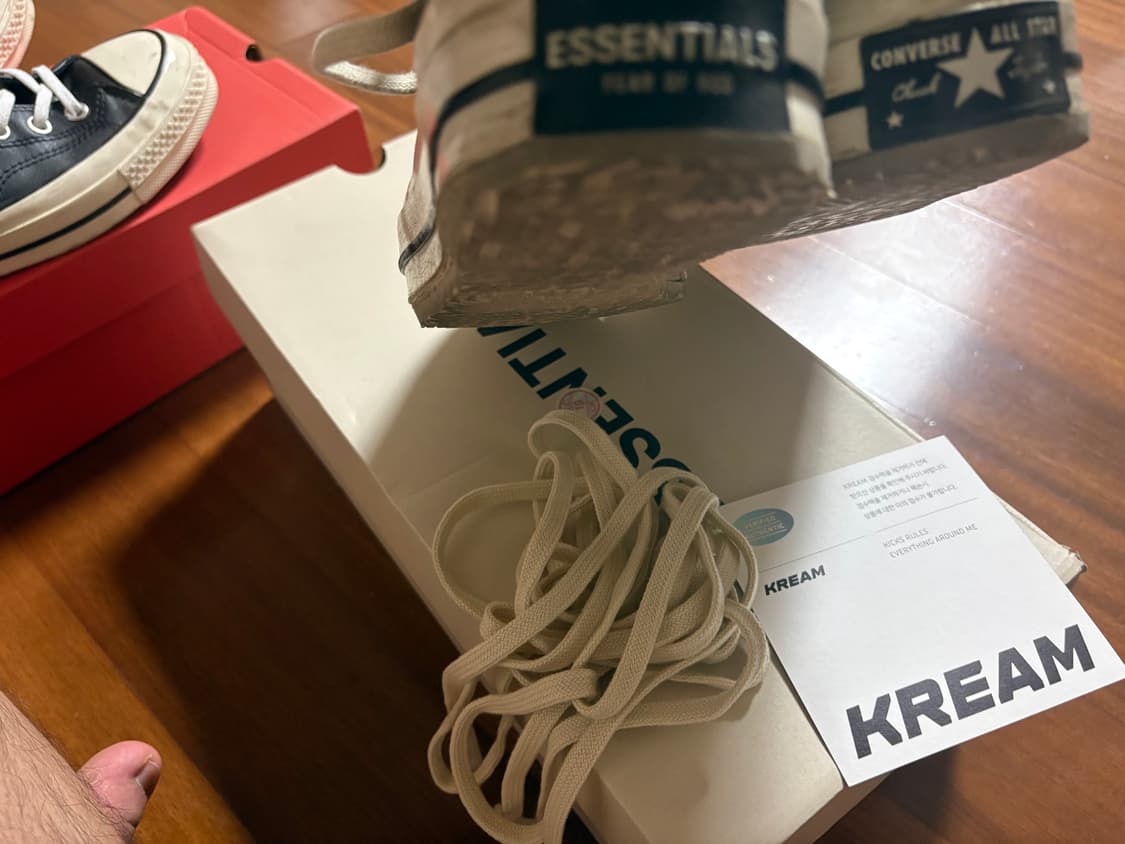 컨버스 x 피어 오브 갓 에센셜 척 70 하이 블랙 2020 260 상품이미지2