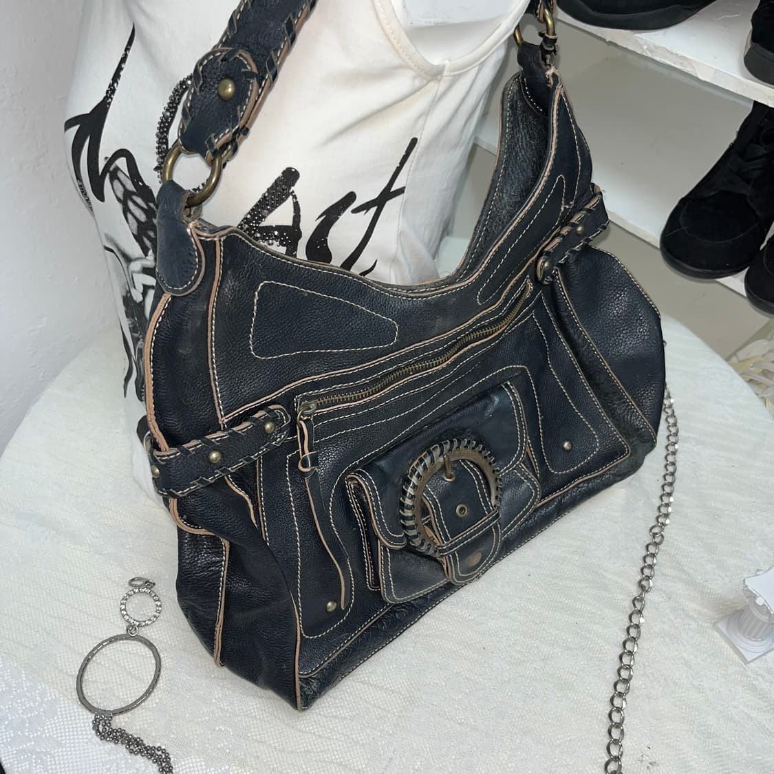 빈티지 빅 버클백 상품이미지4